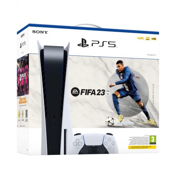 SONY PLAYSTATION 5 (PS5) 4K BLU-RAY + FIFA 23 + 60 MESEČNA GARANCIJA