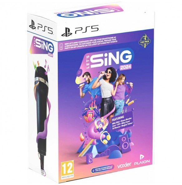 Let's Sing 2024 - Single Mic Bundle (PS5)