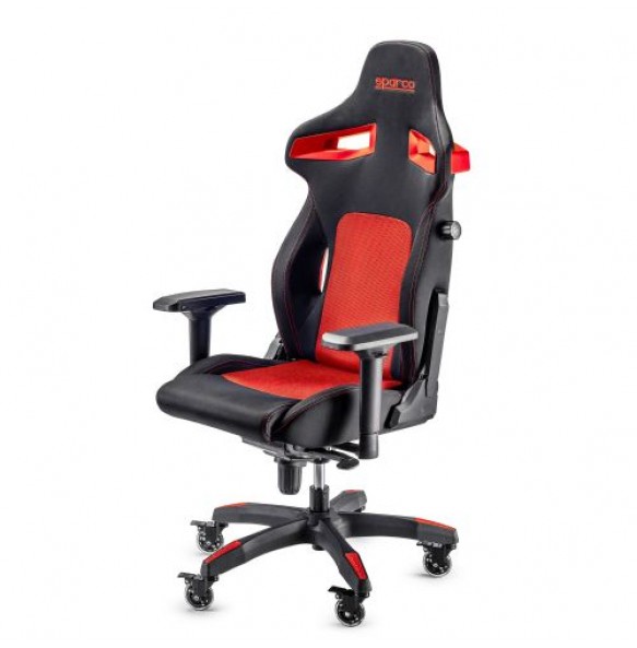 SPARCO STINT gaming stol črno - rdeče barve SPARCO STINT gaming stol črno - rdeče barve
