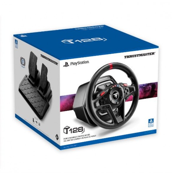 THRUSTMASTER T128-P RACING WHEEL - TYPE C (PLUG EU) PS4/PS5/PC DIRKALNI VOLAN