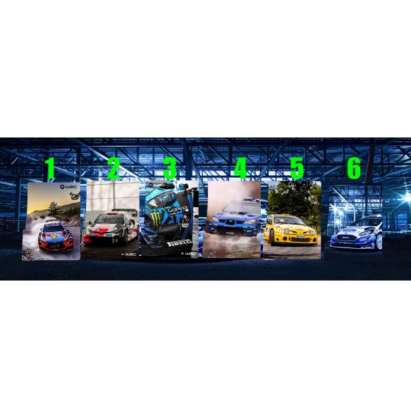 Nalepka - Skin EA Sports WRC za PS5 Bluray ali Digital konzolo