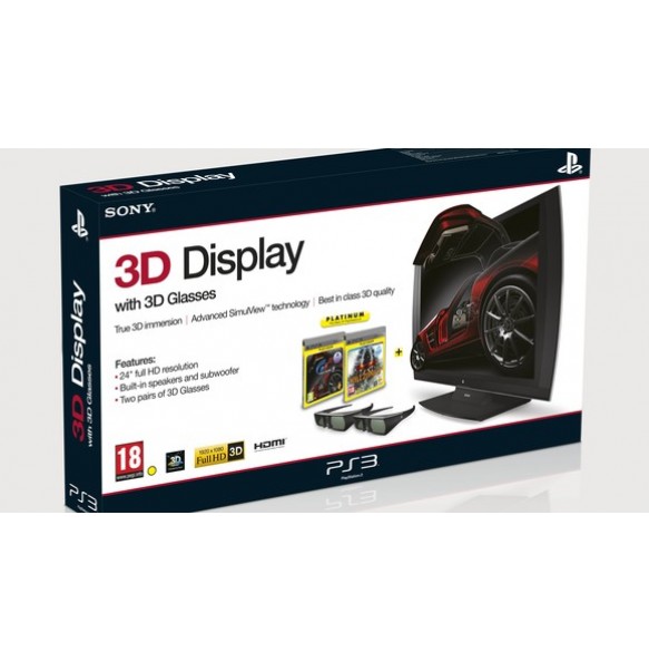 Sony 24" 3D Monitor /PS3 LCD Ekran