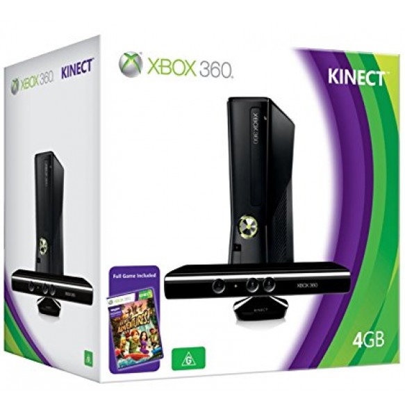 Xbox 360 Slim 4GB original +KINECT kamera+2x ploščka+10x igre XBOX 360